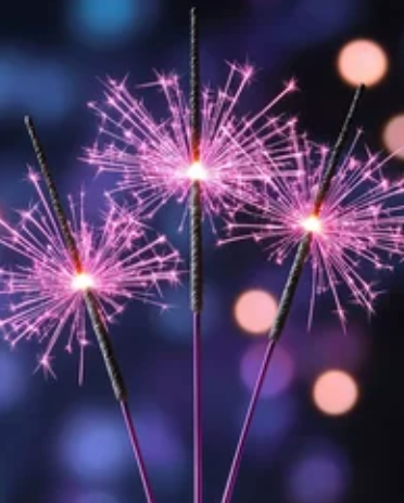 15 cm Pink Sparklers